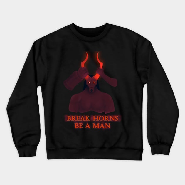 hellboy Crewneck Sweatshirt by Infeiron